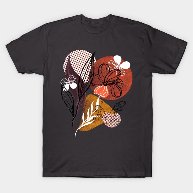 Abstraction. Circles. Flowers. Texture. T-Shirt by hveyart